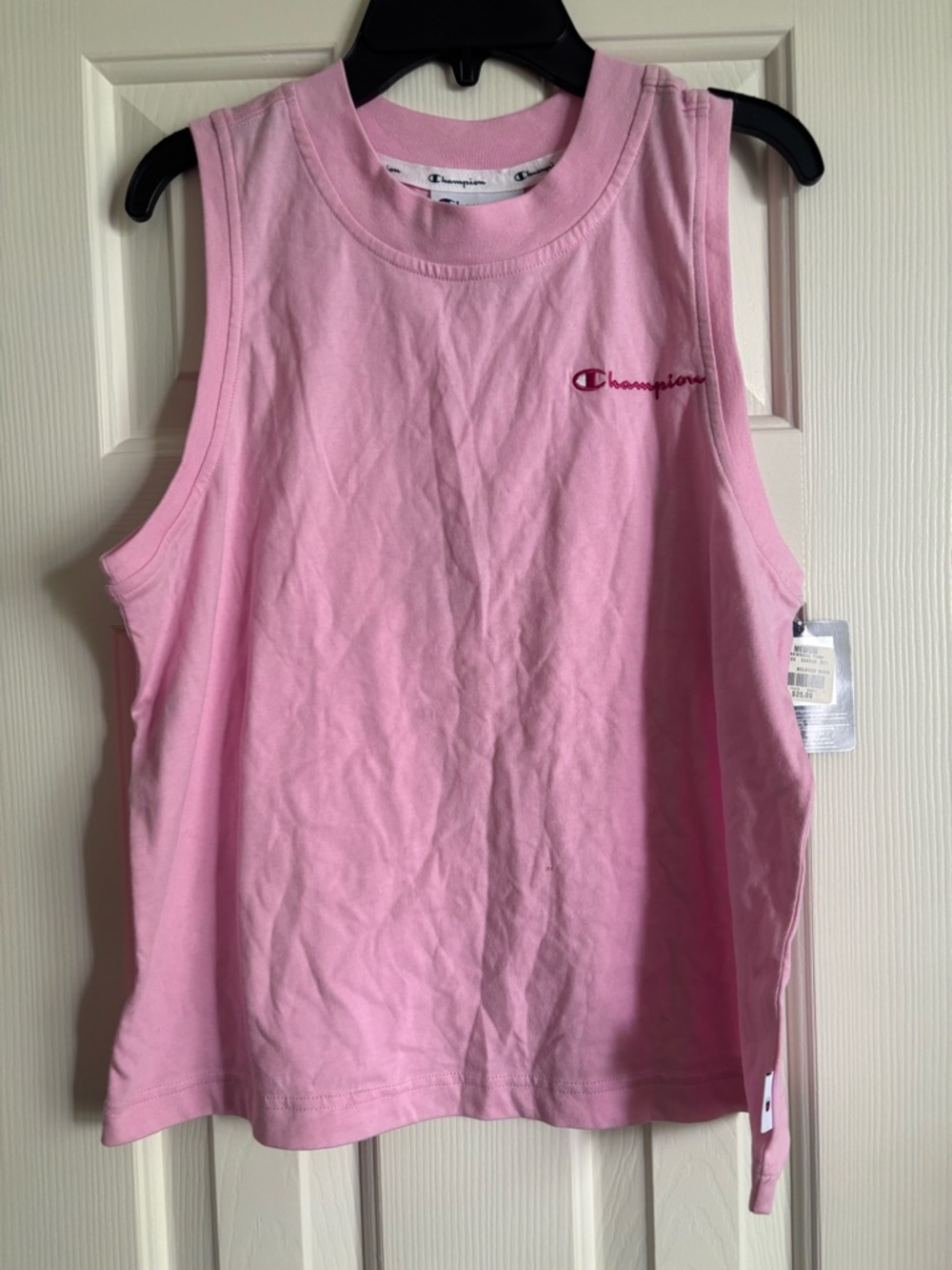Champion Pink Crewneck Tank Top